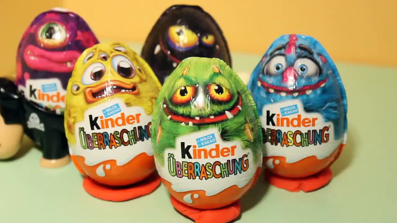 5 Halloween Kinder Surprise Eggs Überraschungseier