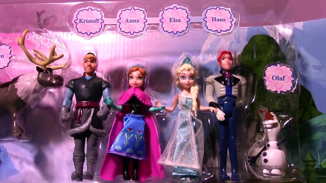 Frozen Disney complete figures Playset unboxing Eiskönigin auspacken Anna Elsa