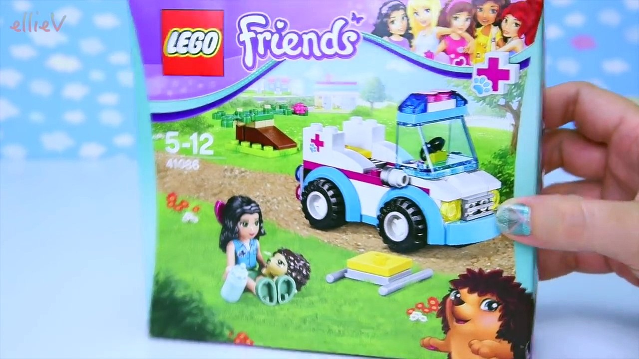 Lego Friends Vet Ambulance Hurt Hedgehog Rescue Build Silly Play - Kids Toys-fuZk8iORlNM