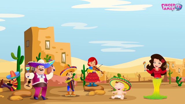 Mexican Finger Family Song | Mexican Nursery Rhymes For Children | Kids Songs by Finger Family TV