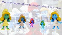 HD Smurfs Finger Family Song Daddy Finger Nursery Rhymes Good Characters Full animated cartoon