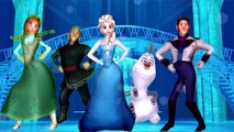 Finger Family Frozen Disney 3D - Elsa Anna Hans Kristoff Olaf Frozen Finger Family