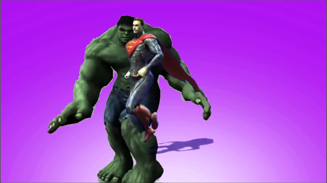Hulk and Superman Finger Family Song NEW collection