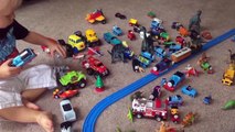COLORS LEARNING FOR TODDLERS! Monster Truck Dinosaur Cars Disney Toys Trains