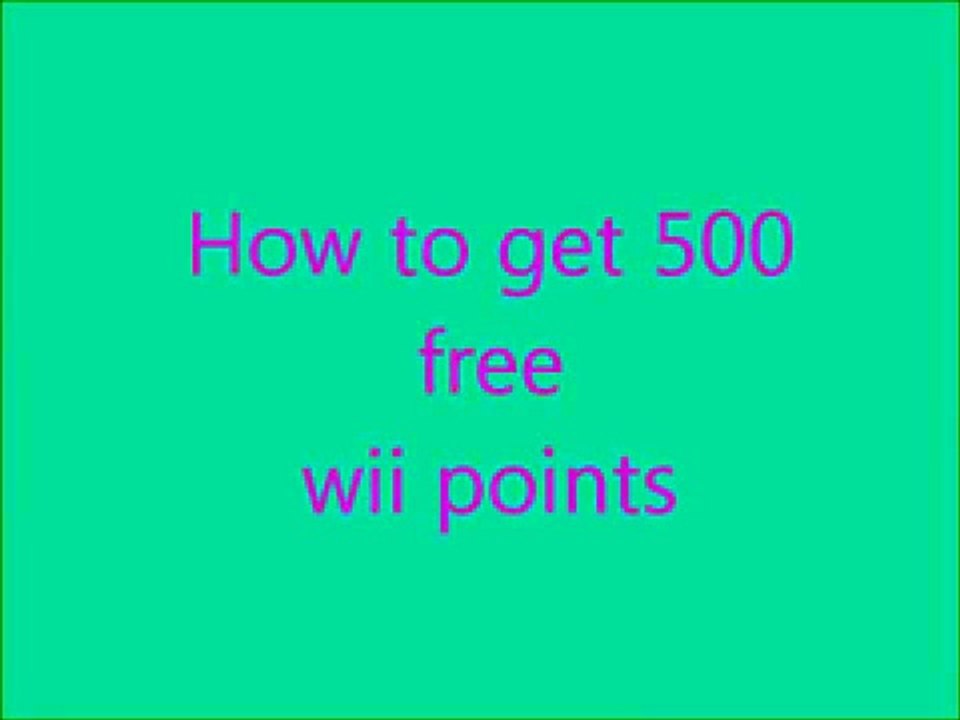 How To Get Free Nintendo Points Wii Points Free Wii Eshop Codes – Nintendo Eshop Codes