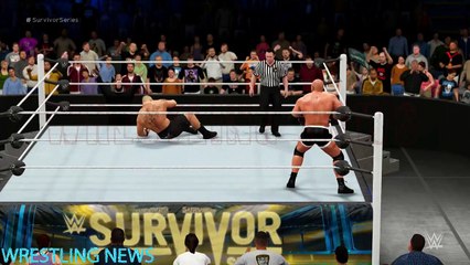 Goldberg vs Brock Lesnar  WWE survivor series 2016 Full Match 4K