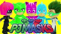 PJ Masks COLOR CHANGE Play Doh Stop Motion Gekko Owlette Catboy Luna Girl Romeo Night Ninja Cartoon-i8N5O6bfxDo