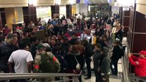 Anti-Trump protester tackled while delivering speech in the Ohio Union