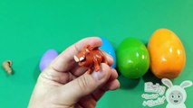 Surprise Eggs Learn Sizes from Smallest to Biggest! Opening Eggs with Toys! Lesson 3