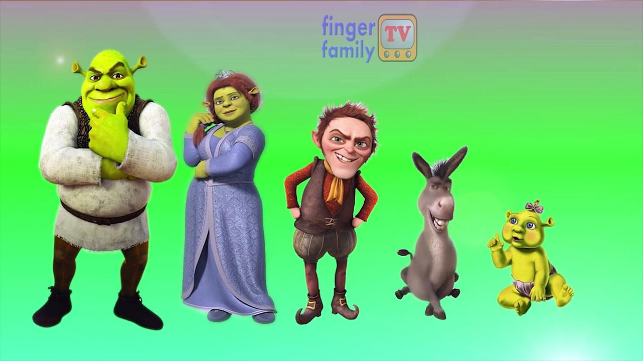 Shrek Finger Family Nursery Rhyme - video Dailymotion
