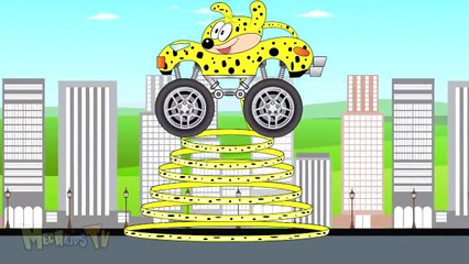 Marsupilami Truck - Monster Trucks For Kids - Marsupilami Cartoon