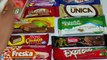 Trying out a lot of candy bars from Turkey Ülker, Egypt Date Bar.. & Lebanon Unica