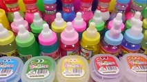 How To Make Baby Doll Bath Slime RainBow Learn Color the Recipe DIY