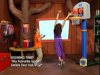 Signing Time! My Favorite Sport