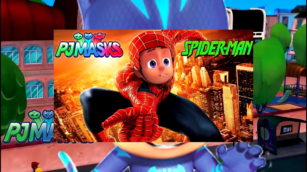 #PJ Masks #Spiderman #Magical Transformation #PJ Mask Catboy (Connor) turns to Spider-man