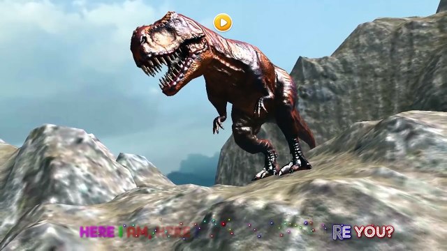 Dinosaur Family finger Daddy Finger #Dinosaurios battle world ♥ #Daddy #Finger where are you song