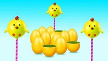 Learn Colors with Laying Surprise Egg Chicken Toy - Colours for Children
