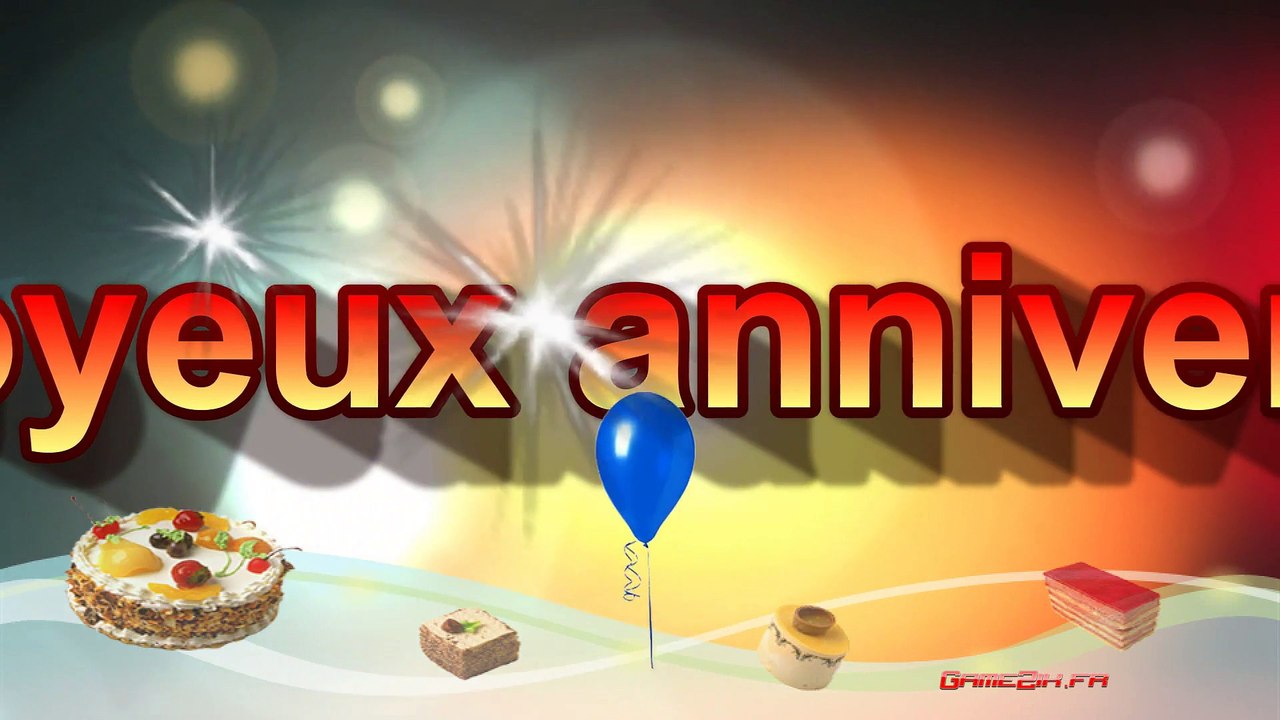 Joyeux anniversaire nico
