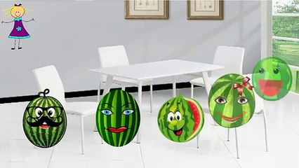 Finger Family WATERMELON Nursery Rhymes | Children Nursery Rhymes