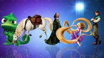 Finger Family Nursery Rhymes Tangled Rapunzel Cartoon | Finger Family Children Nursery Rhymes