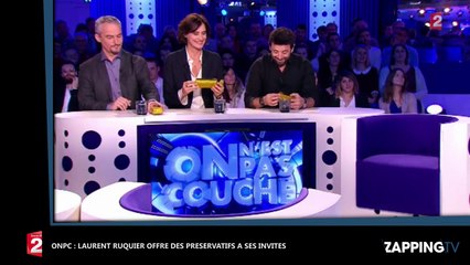 ONPC : Laurent Ruquier offre des préservatifs à ses invités, des révélations coquines dévoilées (Vidéo)