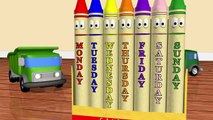 Days of the Week: Monday to Sunday with Calendar Crayons