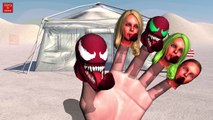 PEWDIEPIE VS VENOM SUPERHERO BATTLE Finger Family | 1 HOUR | Nursery Rhymes In 3D Animation