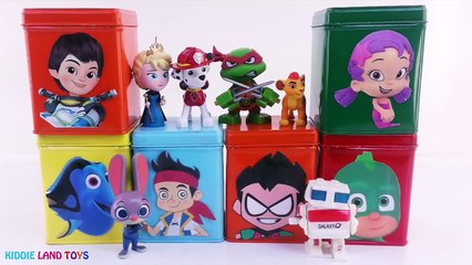 Gekko Robin Spiderman Batman Finding Dory Play-Doh Dippin Dots DIY Cubeez Learn Colors Episodes