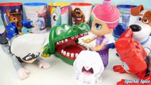 Crocodile Dentist Challenge Game with Paw Patrol, PJ Masks, Shimmer and Shine Surprise Toys