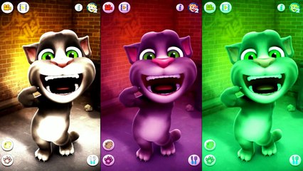 Talking Tom Cat Colors Reaction Compilation Funny Montage HD