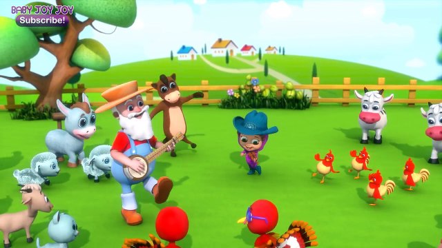 Old MacDonald (Learn Counting & Animal Sounds) | Educational Nursery Rhyme Compilation