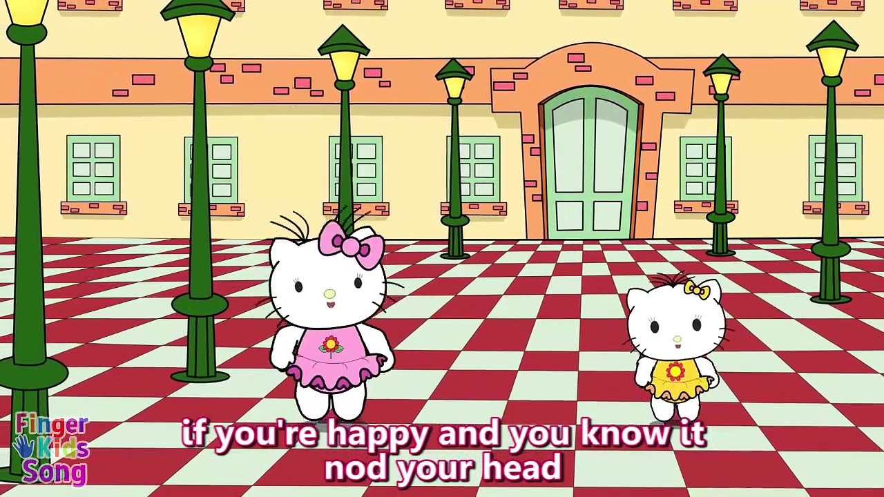 Hello Kitty - If You Happy And You Know It - Nursery Rhyme | Parody Finger Kids Song