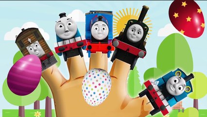 Thomas And Friends Finger Family Surprise Eggs Daddy Finger Thoma song Nursery Rhymes Cookie Tv