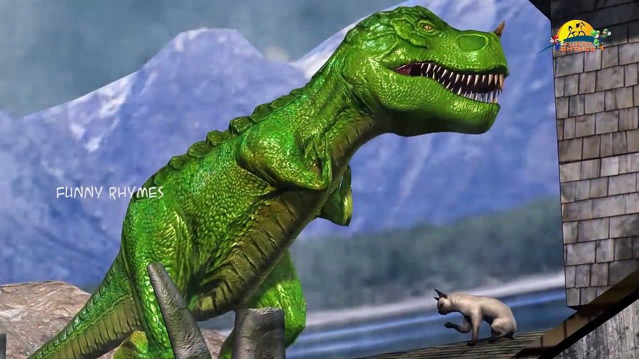 3D Dinosaurs Finger Family rhymes for nursery children animated English kids songs
