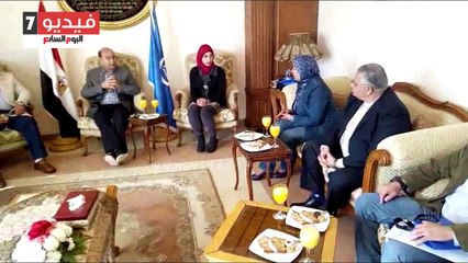الفريق مهاب مميش يكرم بطلة العالم لكرة السرعة أسماء حسن