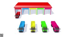 Colors for Children to Learn with Color Dump Truck Toy - Colours for Kids to Learn