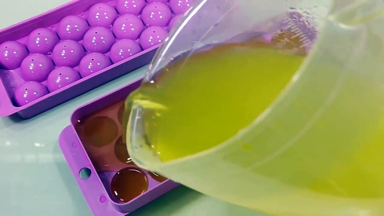 DIY How to Make Colors Orbeez Gummy Pudding Learn Colors Glitter Slime Clay Surprise Egg Toys