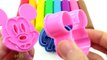 Learn Colors Play Doh Peppa Pig Elephant Mickey Mouse Hello Kitty Fun & Creative for Kids EggVideos