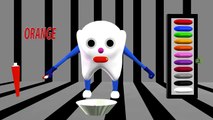Learning Colors With Tooth Brush 3D Animated Children Nursery Rhymes and Songs