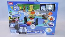 Robocar Poli Track Play Doh Toy Surprise Tayo The Little Bus English Garage Learn Colors