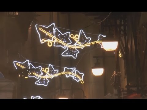 Napoli - Natale e le luminarie nel centro storico (26.11.16)