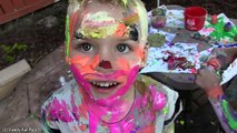 Huge Paint Mess - Paint Time Turned PAINT FIGHT!