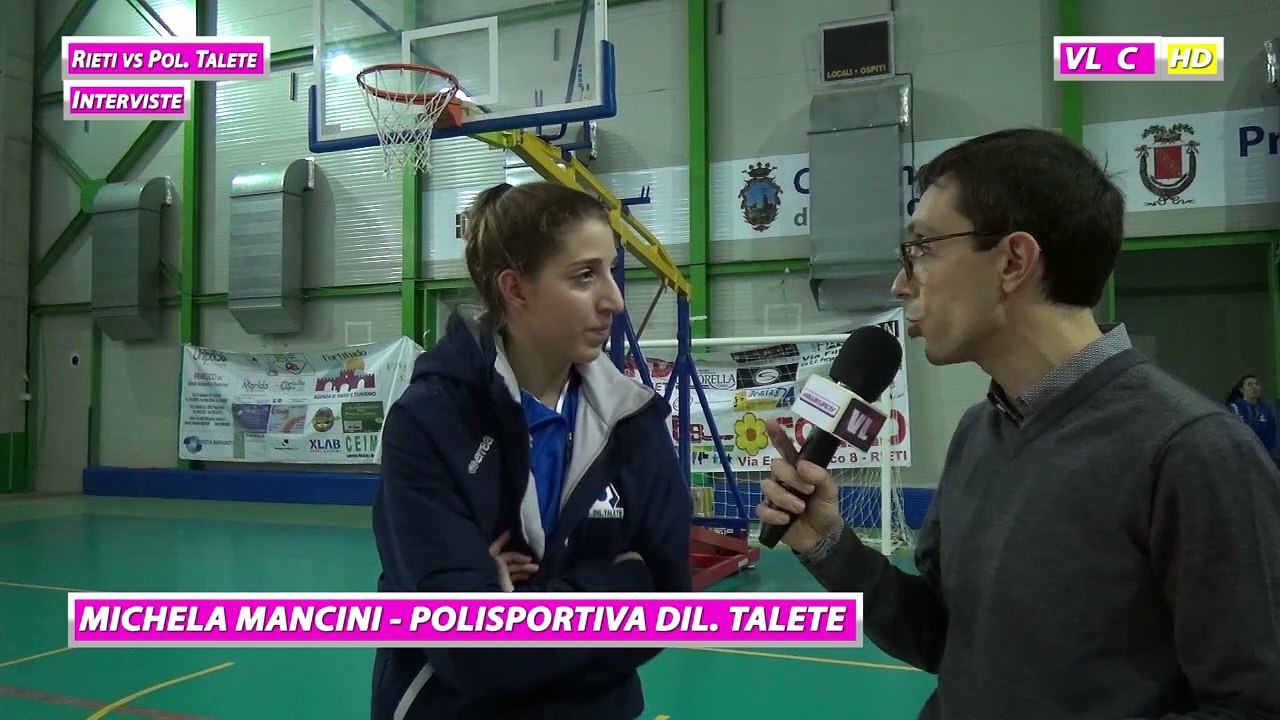 Interviste N. F. Rieti vs Pol. Dil. Talete