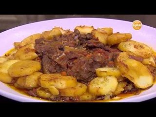 صينية بطاطس باللحم | الشيف شربيني