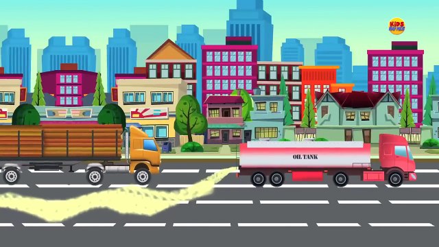 Big Trucks | Scary school bus | Garbage truck | Scary Lorry truck | Monster Truck