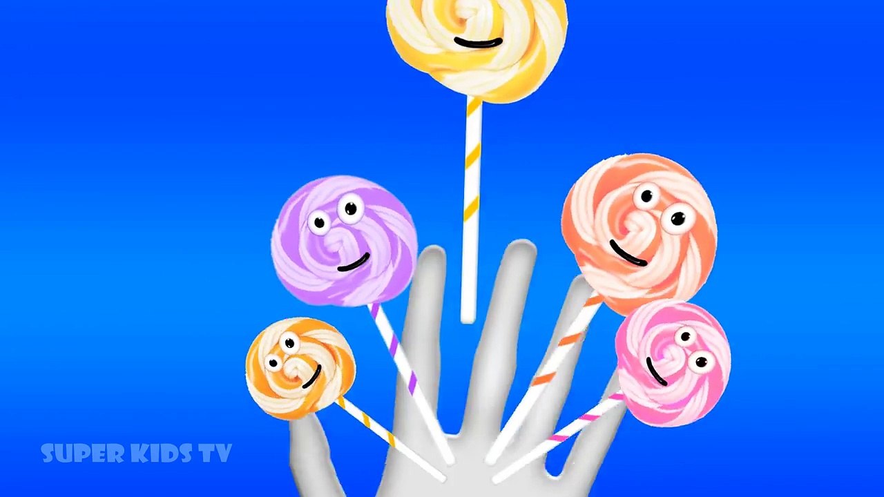 Lollipop Finger Family Songs | The Finger Family Lollipop Family Nursery Rhyme