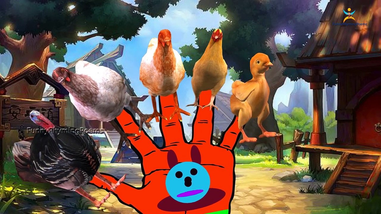 3d cortoon Finger family 3d rhyme | Nursery Children Finger Family song