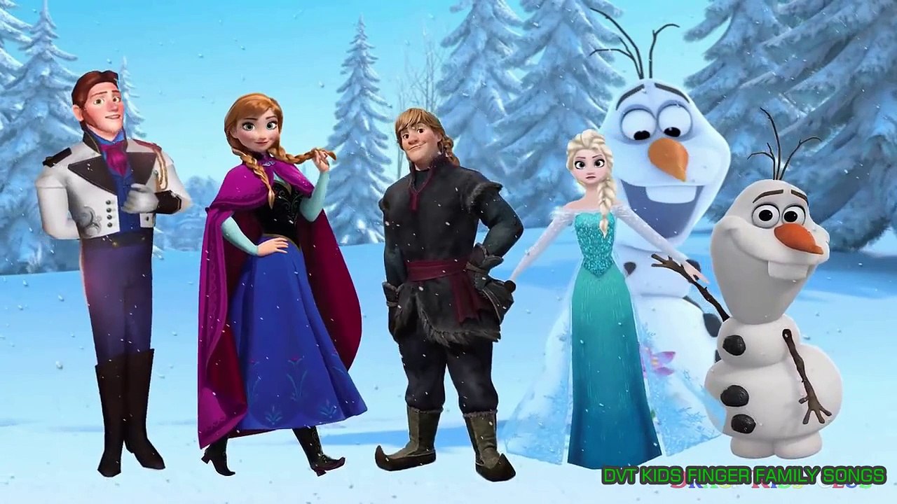 Daddy Finger Family Disney Frozen Finger Family Nursery Rhymes Song Finger Family Frozen for Child