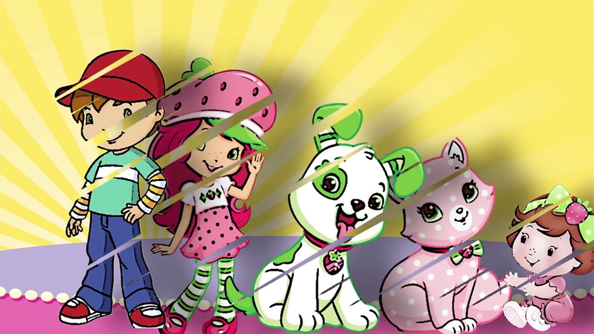 ⁣Strawberry Shortcake Cartoon Finger Family Songs
