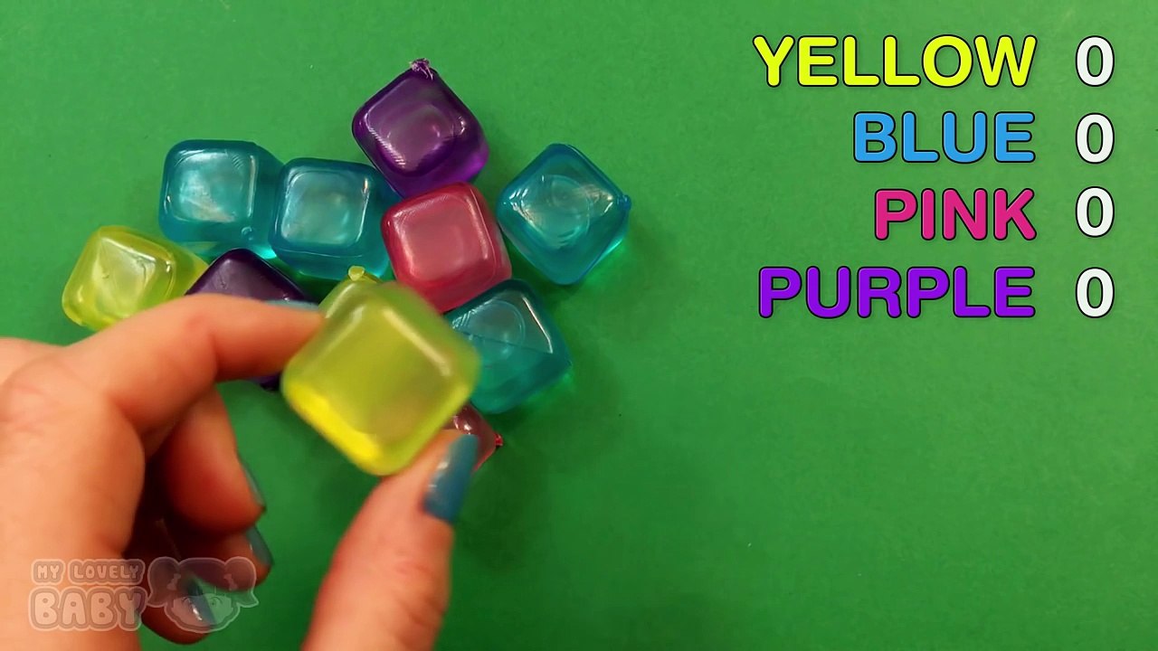 Learn Colors with Frozen Ice Block - New Learning Colors Contest Video for Kids